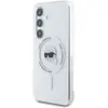 Coque Téléphone - KARL LAGERFELD - Samsung Galaxy S25 - MagSafe - Blanc - Élégante