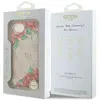 CG MOBILE Guess 4G Flowers Print Coque compatible avec MagSafe pour iPhone 16e (rose)