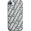 CG Mobile Karl Lagerfeld IML Repeat Logo Coque pour iPhone 16e (Argent)