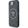 Étui Guess IML Metal Glitter 4G Circle Triangle MagSafe pour iPhone 16...
