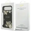 Coque Guess Grained Flowers MagSafe pour iPhone Air - Black