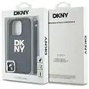 Étui DKNY pour iPhone 16 Pro 6.3 noir étui rigide Wrist Strap Stock Logo - Neuf