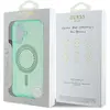 Coque Guess IML Rhinestones MagSafe pour iPhone 16 Plus - Green