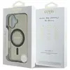 Guess Coque pour iPhone 16 Plus - IML Strass MagSafe (GUHMP16MPFTDTEK) - Noir