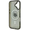 Karl Lagerfeld Coque pour iPhone 16 - IML MagSafe (KLHMP16SHLSCHK) - Tête de Choupette