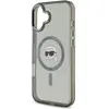 Coque pour iPhone 16 - IML MagSafe (KLHMP16SHLSKIK) - Tête de Karl en métal