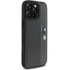 Coque rigide - BMW - iPhone 16 Pro - Cuir écologique - Tricolore - Anthracite