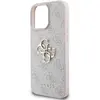 Coque pour iPhone 16 Pro avec Monogramme et Logo 4G en Métal Guess Rose