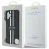 Étui Guess pour iPhone 16 6.1 noir étui rigide 4G Printed Stripes MagSafe - Neuf