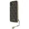 Étui Guess pour iPhone 16 6.1 marron étui rigide 4G Charms Collection - Neuf