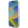 Guess Coque pour iPhone 16 - IML 4G MagSafe (GUHMP16SH4STB) - Bleu