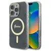 Guess Coque pour iPhone 16 Pro - IML 4G MagSafe (GUHMP16LH4STK) - Noir