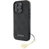 Guess Coque de protection pour iPhone 16 Pro Max avec pendentif Noir