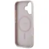 Étui Guess pour iPhone 16 6.1 rose étui rigide 4G Flowers Print MagSafe - Neuf