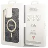 Guess 4G GUHMP14XH4STK MagSafe Coque pour iPhone 14 Pro Max (6,7) Gris