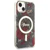 Guess Coque De Téléphone Guhmp14mhcfwsa Iphone 14 Plus15 Plus 6.7 Zielonykhaki Flower
