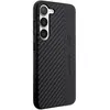 Sourcing Coque pour Galaxy S23 Plus Design Luxueux à Effet Carbone Noir - Neuf