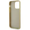Coque Arrière pour iPhone 14 Pro Max Orné de Petites Pierres Guess Dorée