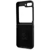 BMW BMHCZF522NBCK Samsung Étui pour Z Flip 5 F731 en cuir noir carbone