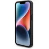 BMW Leather Diamond Pattern - Étui pour iPhone 15 Pro (Noir)