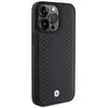 CG Mobile BMW Étui en Cuir avec Signe Diamant pour iPhone 15 Promax Noir