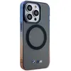 BMW Coque MagSafe pour iPhone 15 Pro Max Silicone gel Design Dégradé Bleu