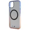 BMW Coque MagSafe pour iPhone 15 Plus Silicone gel Design Dégradé Bleu