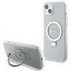 Guess Coque Magsafe pour iPhone 15 Plus TPU Ring Stand Transparent