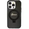 Guess Coque De Téléphone Guhmp15lhrsgsk Iphone 15 Pro 6.1 Ring Stand