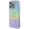 Guess IML Iridescent MagSafe - Coque pour iPhone 15 Pro (Turquoise)