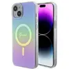 Coque Magsafe irisée Guess Iml pour iPhone 15 Plus - Violet