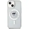 Coque MagSafe pour iPhone 15 IML à Motif Choupette Assise Transparent