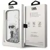 CG MOBILE Coque Liquide pailletée Karl Lagerfeld pour iPhone 15 Pro