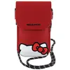 CG MOBILE Hello Kitty HKOWBPSCKER Sac en cuir rouge Hiding Kitty