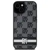 Dkny Coque pour Galaxy S24 Elégante avec Motifs à Carreaux et à Rayures Noir