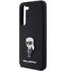 Karl Lagerfeld Silicone Ikonik Metal Pin - Coque Samsung Galaxy S24 (noir)