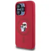 Étui Karl Lagerfeld pour iPhone 15 Pro 6.1  rouge étui rigide Silicone...