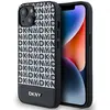 DKNY Coque de Protection pour iPhone 14 à Bande Inférieure MagSafe Noir