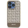Dkny Coque de Protection pour iPhone 15 à Bande Inférieure MagSafe Marron