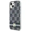 Dkny Coque De Téléphone Dkhmp15shcptsk Iphone 151413 6.1 Iml Checke Mono Pattern&printed Stripes