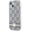 Dkny Coque De Téléphone Dkhmp14shcptse Iphone 14.15.13 6.1 Bezowy Iml Checke Mono Pattern&printed Stripes