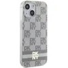 Dkny Coque De Téléphone Dkhmp15shcptse Iphone 151413 6.1 Bezowy Iml Checke Mono Pattern&printed Stripes