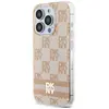 Dkny Coque De Téléphone Dkhmp15xhcptsp Iphone 15 Pro Max 6.7 Iml Checke Mono Pattern&printed Stripes
