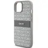 Dkny Coque De Téléphone Dkhcp15mprthsle Iphone 15 Plus14 Plus 6.7 Bezowy Leather Mono Stripe