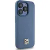 Dkny Coque De Téléphone Dkhmp15lpshrpsb Iphone 15 Pro 6.1 Niebieski Leather Monogram Pattern