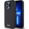 Dkny Coque De Téléphone Pu Leather Metal Logo Magsafe Iphone 15 Pro