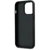 DKNY Coque pour iPhone 14 Pro Max avec Logo Métallisé et Sangle de Poignet Noir