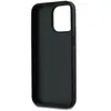 DKNY Coque pour iPhone 15 Pro Max avec Logo Métallisé et Sangle de Poignet Noir