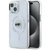 Karl Lagerfeld Coque De Téléphone Iml Karl Head Metal Frame Magsafe Ip...
