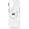 Étui Karl Lagerfeld IML Metal Karl Head MagSafe pour iPhone 15 Plus bl...